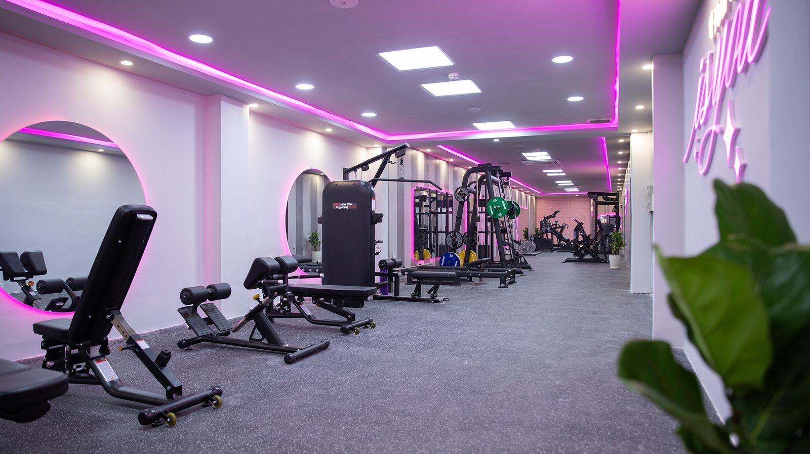 Không gian tập luyện tại GirlFit Quận 7